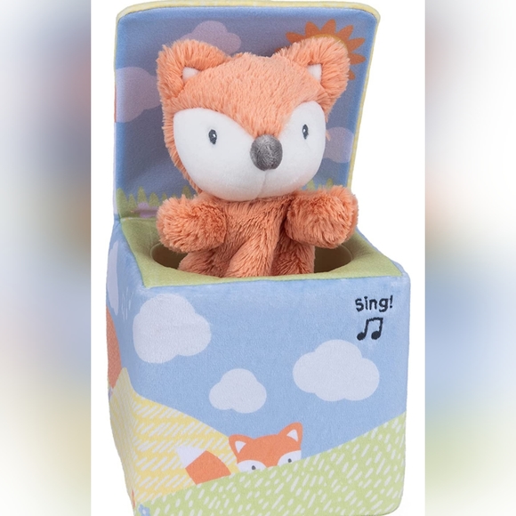 Gund Other - GUND Baby Fox in a Box, Animated Plush Activity Toy for Babies and Infants